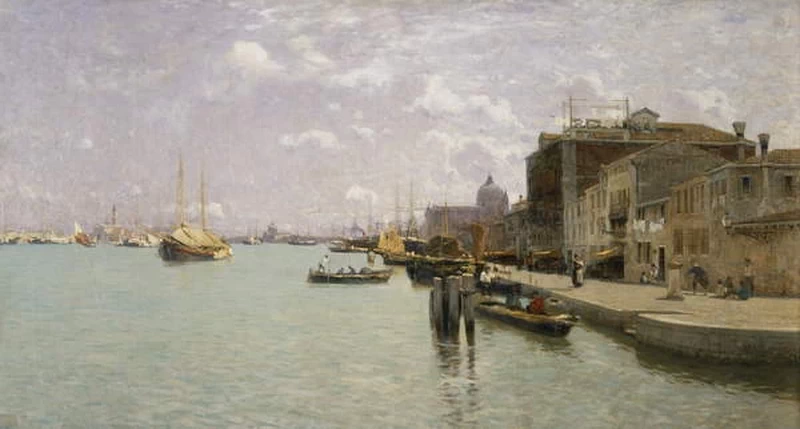 Mattina alla Giudecca, Venezia - Museo Civico Revoltella, Trieste